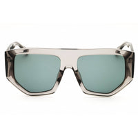 Just Cavalli Unisex Sunglasses - Transparent Grey Acetate Full Rim Frame | SJC097 0819 ,