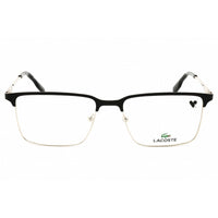 Lacoste Men's Eyeglasses - Matte Black Metal Rectangular Full Rim Frame | L2296N 002 ,