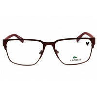 Lacoste Men's Eyeglasses - Matte Burgundy Metal Rectangular Full Rim | L2306N 601 ,