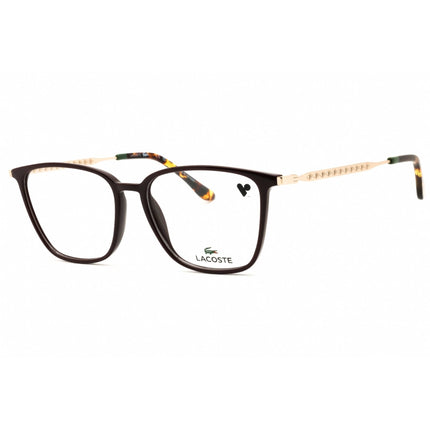 Lacoste Women's Eyeglasses - Burgundy Injected Propionate Full Rim Frame | L2984N 601 ,