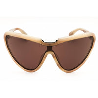 Max Mara Women's Sunglasses - Grey/Brown Acetate Shield Full Rim Frame | MM0084 20E ,
