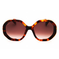 Max Mara Women's Sunglasses - Dark Havana Acetate Oversized Full Rim | MM0094 52F ,