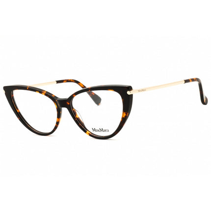 Max Mara Women's Eyeglasses - Dark Havana Acetate Cat Eye Full Rim Frame | MM5006 052 ,