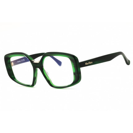 Max Mara Women's Eyeglasses - Dark Green/Black Acetate Oversized Frame | MM5131-B 098 ,