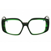 Max Mara Women's Eyeglasses - Dark Green/Black Acetate Oversized Frame | MM5131-B 098 ,