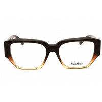 Max Mara Women's Eyeglasses - Dark Brown/Beige Acetate Cat Eye Full Rim | MM5182 050 ,