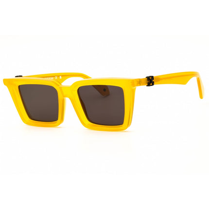 Off White Unisex Sunglasses - Yellow Acetate Full Rim | DALTON OERI13US25PLA0011807 ,