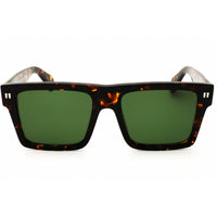 Off White Unisex Sunglasses - Havana Acetate Rectangular Full Rim | LAWTON109 6055 ,