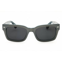 Off White Unisex Sunglasses - Satin Silver Acetate Rectangular Frame | MIDLAND 7207 ,