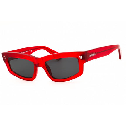 Off White Women's Sunglasses - Red Acetate Cat Eye Shape Full Rim Frame | MIRAMAR 2507 ,