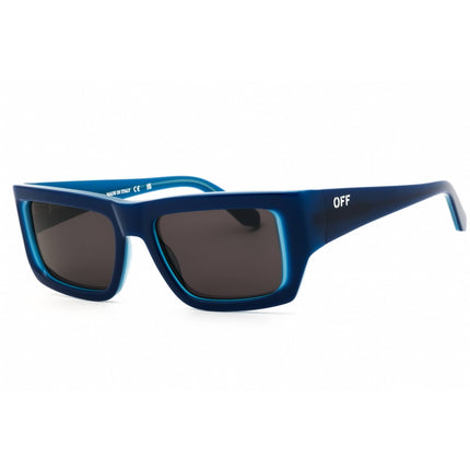 Off White Unisex Sunglasses - Blue Acetate Rectangular Full Rim | Prescott 117 4507 ,