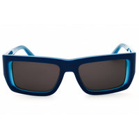 Off White Unisex Sunglasses - Blue Acetate Rectangular Full Rim | Prescott 117 4507 ,