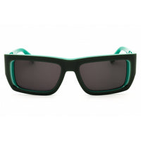 Off White Unisex Sunglasses - Green Acetate Rectangular Full Rim | Prescott 117 5705 ,