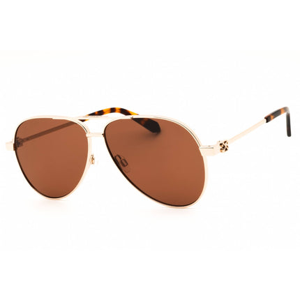 Off White Unisex Sunglasses - Gold Metal Aviator Full Rim Frame | Ruston 122 7664 ,