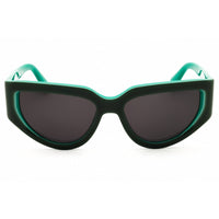 Off White Women's Sunglasses - Green Acetate Cat Eye Full Rim Frame | Seward 116 5707 ,
