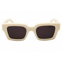 Off White Unisex Sunglasses - White Acetate Rectangular Full Rim | VIRGIL008 0107 ,