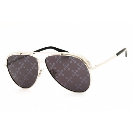 Off White Men's Sunglasses - Silver Metal Aviator Shape Full Rim Frame | WINNER 7272 ,