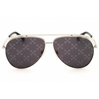 Off White Men's Sunglasses - Silver Metal Aviator Shape Full Rim Frame | WINNER 7272 ,
