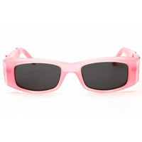 Palm Angels Women's Sunglasses - Pink Plastic Rectangular Shape Full Rim Frame | 3007 ,