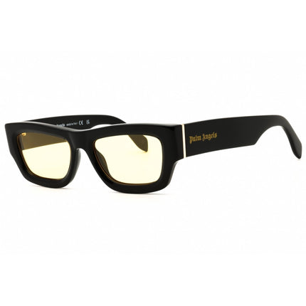 Palm Angels Unisex Sunglasses - Black Acetate Rectangular Full Rim | AUBERRY 1018 ,