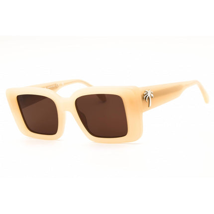 Palm Angels Women's Sunglasses - Sand Acetate Rectangular Full Rim Frame | DORRIS 1764 ,