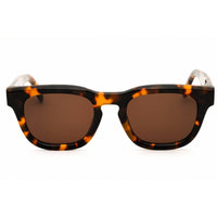 Palm Angels Unisex Sunglasses - Havana Acetate Rectangular Full Rim Frame | ECHO 6064 ,