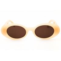 Palm Angels Women's Sunglasses - Sand Acetate Oval Shape Full Rim Frame | GILROY 1764 ,