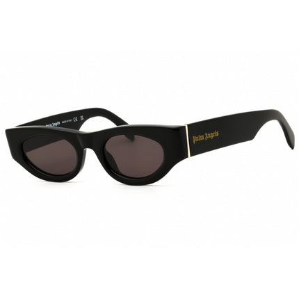 Palm Angels Unisex Sunglasses - Black Acetate Oval Full Rim Frame | GRIFFITH 1007 ,