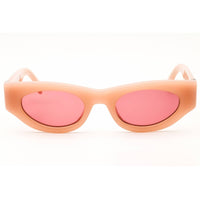 Palm Angels Unisex Sunglasses - Cameo Pink Acetate Oval Full Rim Frame | GRIFFITH 6125 ,
