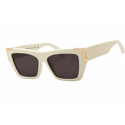 Palm Angels Unisex Sunglasses - White Acetate Rectangular Full Rim | HOLLYWOOD 0107 ,