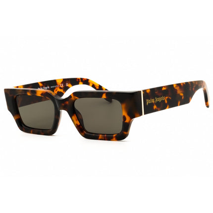 Palm Angels Unisex Sunglasses - Havana Acetate Rectangular Full Rim Frame | HYDE 6055 ,