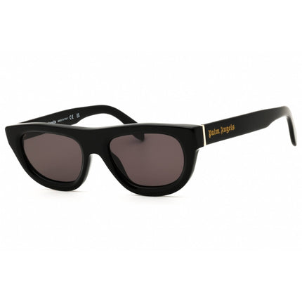 Palm Angels Unisex Sunglasses - Black Acetate Oval Full Rim Frame | IMPERIAL 1007 ,