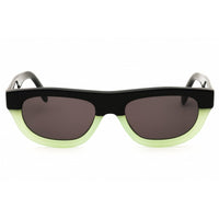 Palm Angels Unisex Sunglasses - Green Acetate Oval Full Rim Frame | IMPERIAL 5007 ,
