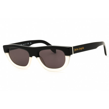 Palm Angels Unisex Sunglasses - Dark Grey Acetate Oval Full Rim Frame | IMPERIAL 6107 ,