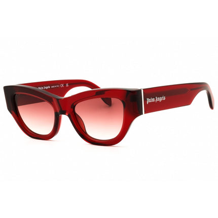 Palm Angels Women's Sunglasses - Red Acetate Cat Eye Shape Full Rim Frame | JUNE 2829 ,