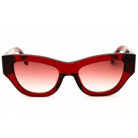 Palm Angels Women's Sunglasses - Red Acetate Cat Eye Shape Full Rim Frame | JUNE 2829 ,