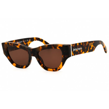 Palm Angels Women's Sunglasses - Brown Acetate Cat Eye Full Rim Frame | JUNE 6064 ,