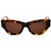 Palm Angels Women's Sunglasses - Brown Acetate Cat Eye Full Rim Frame | JUNE 6064 ,