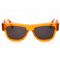 Palm Angels Unisex Sunglasses - Orange Acetate Rectangular Full Rim | MERRILL 2007 ,