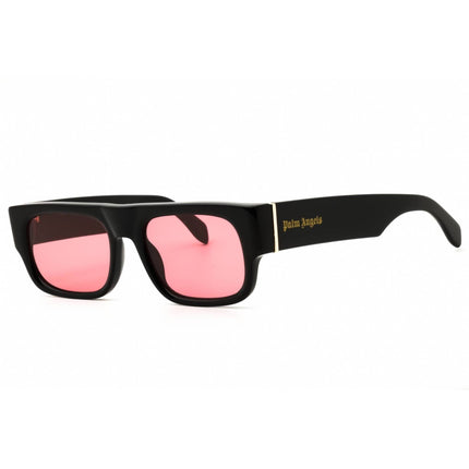 Palm Angels Unisex Sunglasses - Black Acetate Rectangular Full Rim Frame | MIDWAY 1021 ,