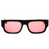 Palm Angels Unisex Sunglasses - Black Acetate Rectangular Full Rim Frame | MIDWAY 1021 ,