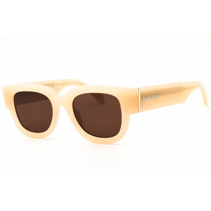 Palm Angels Unisex Sunglasses - Sand Acetate Rectangular Full Rim | MONTEREY 1764 ,
