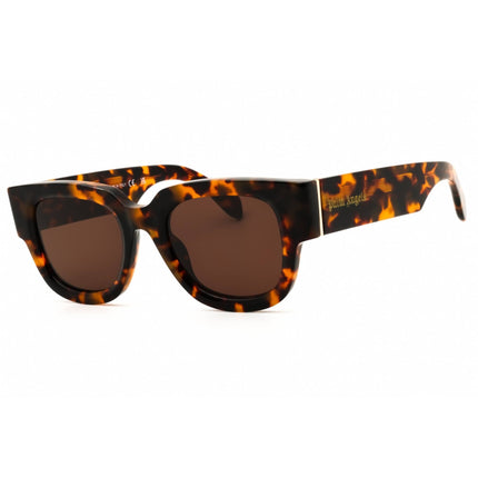 Palm Angels Women's Sunglasses - Havana Acetate Rectangular Full Rim | MONTEREY 6064 ,