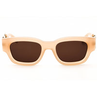 Palm Angels Unisex Sunglasses - Sand Acetate Rectangular Full Rim Frame | POSEY 1764 ,