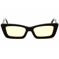 Palm Angels Unisex Sunglasses - Black Acetate Cat Eye Full Rim Frame | REDWOOD 1018 ,