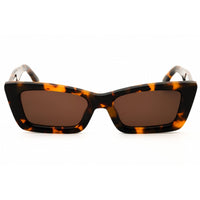 Palm Angels Unisex Sunglasses - Havana Acetate Cat Eye Full Rim Frame | REDWOOD 6064 ,