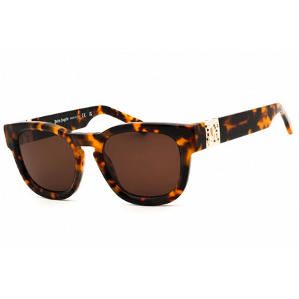 Palm Angels Unisex Sunglasses - Havana Acetate Round Full Rim Frame | RIVERSIDE 6064 ,