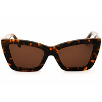 Palm Angels Women's Sunglasses - Havana Acetate Cat Eye Full Rim | ROSEVILLE 6064 ,