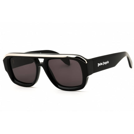 Palm Angels Unisex Sunglasses - Jet Black Acetate Rectangular Frame | STOCKTON 1007 ,