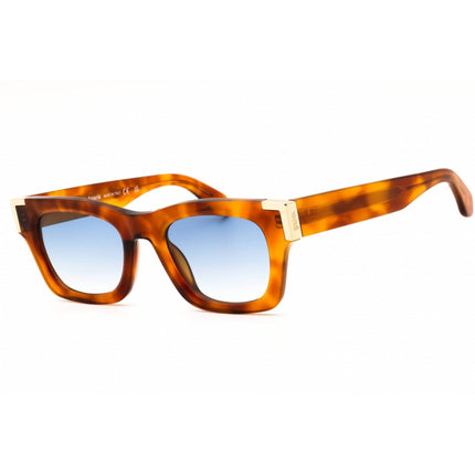 Palm Angels Unisex Sunglasses - Havana Acetate Rectangular Full Rim | WESTPORT 2449 ,